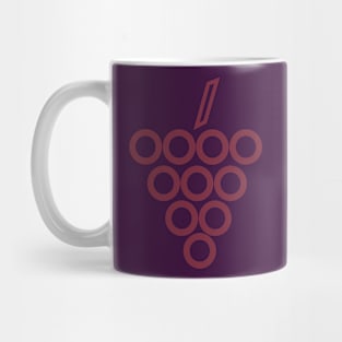 Red grape minimal Mug